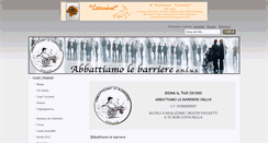 Desktop Screenshot of abbattiamolebarriere.it